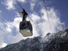 Die Untersbergbahn erleichtert den Aufstieg zur Toni Lenz Hütte